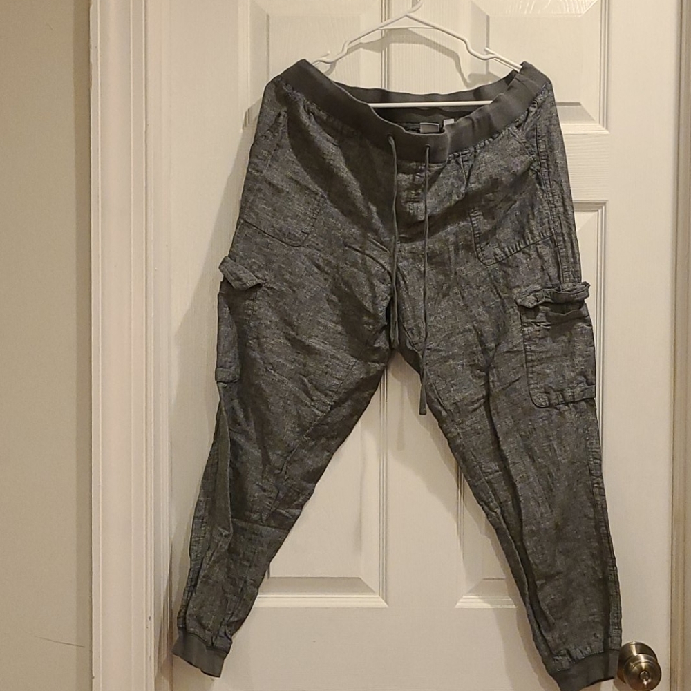 NY & CO Linen Jogger pants